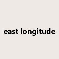 east longitude是什么意思