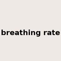 breathing rate是什么意思