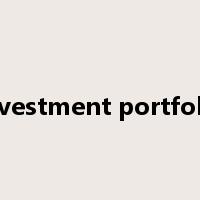 investment portfolio是什么意思