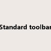 Standard toolbar是什么意思