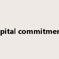 Capital commitments是什么意思