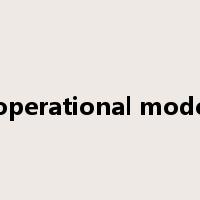 operational mode是什么意思