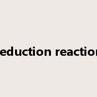 reduction reaction是什么意思