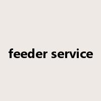 feeder service是什么意思