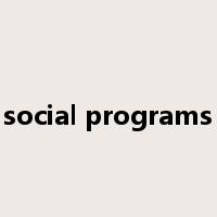 social programs是什么意思