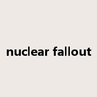 nuclear fallout是什么意思