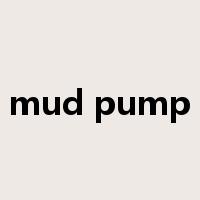mud pump是什么意思