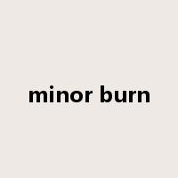minor burn是什么意思