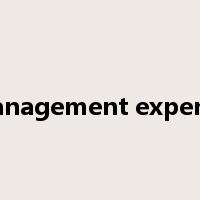management expense是什么意思