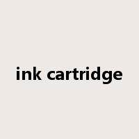 ink cartridge是什么意思