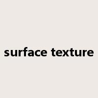 surface texture是什么意思