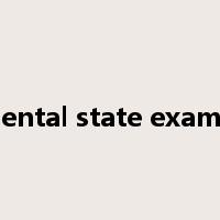 mini-mental state examination是什么意思