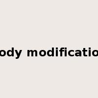 body modification是什么意思