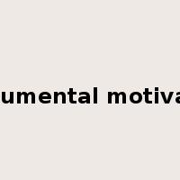 instrumental motivation是什么意思