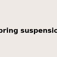 spring suspension是什么意思