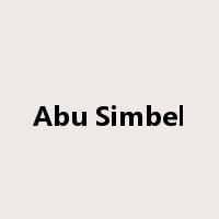 Abu Simbel是什么意思