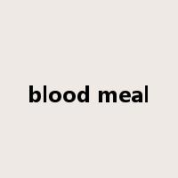 blood meal是什么意思
