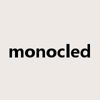 monocled是什么意思