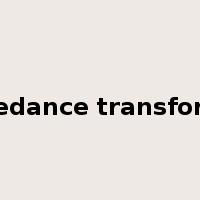 impedance transformer是什么意思
