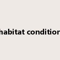 habitat condition是什么意思