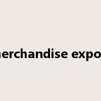 merchandise export是什么意思