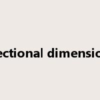 sectional dimension是什么意思
