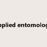 applied entomology是什么意思