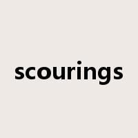 scourings是什么意思