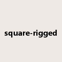 square-rigged是什么意思