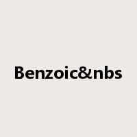 Benzoic&nbs是什么意思