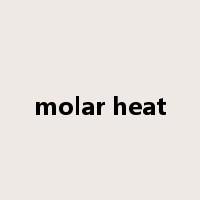 molar heat是什么意思