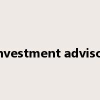 investment advisor是什么意思