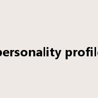 personality profile是什么意思
