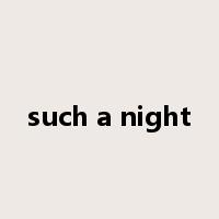 such a night是什么意思