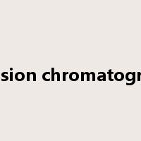 exclusion chromatography是什么意思