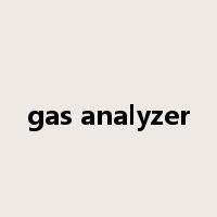 gas analyzer是什么意思