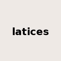 latices是什么意思