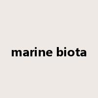 marine biota是什么意思