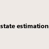 state estimation是什么意思