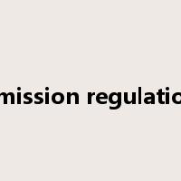emission regulation是什么意思