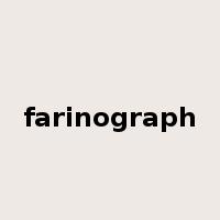 farinograph是什么意思