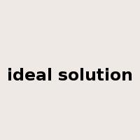 ideal solution是什么意思