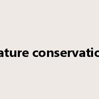 nature conservation是什么意思
