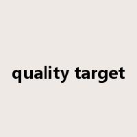 quality target是什么意思
