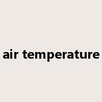 air temperature是什么意思
