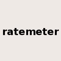 ratemeter是什么意思