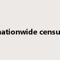 nationwide census是什么意思