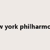 new york philharmonic是什么意思