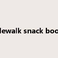 sidewalk snack booth是什么意思