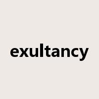 exultancy是什么意思
